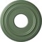 Ekena Millwork Classic Ceiling Medallion (Fits Canopies up to 7 1/4"), 12 3/8"OD x 4"ID x 1 1/8"P, Athenian Green CM12CLAGF - alternate 1